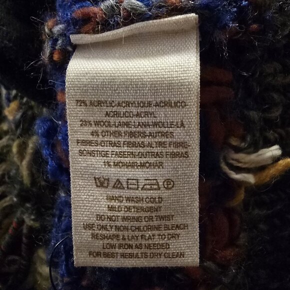 Free People Mascot Tiger Wool Blend Cardigan Sweater Coat Boho RARE Size Medium - Picture 10 of 10